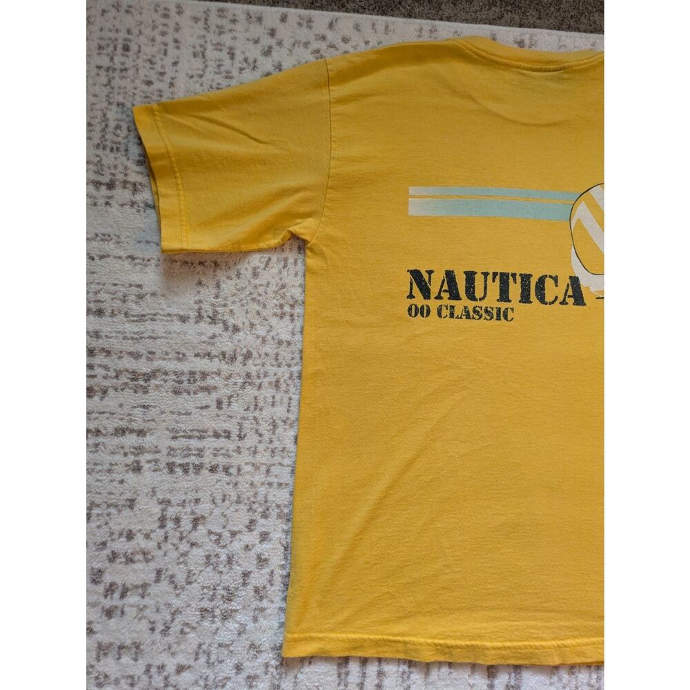 Vintage Y2K Nautica T-Shirt 100% Cotton Made In USA - Mens Large - Picture 14 of 16